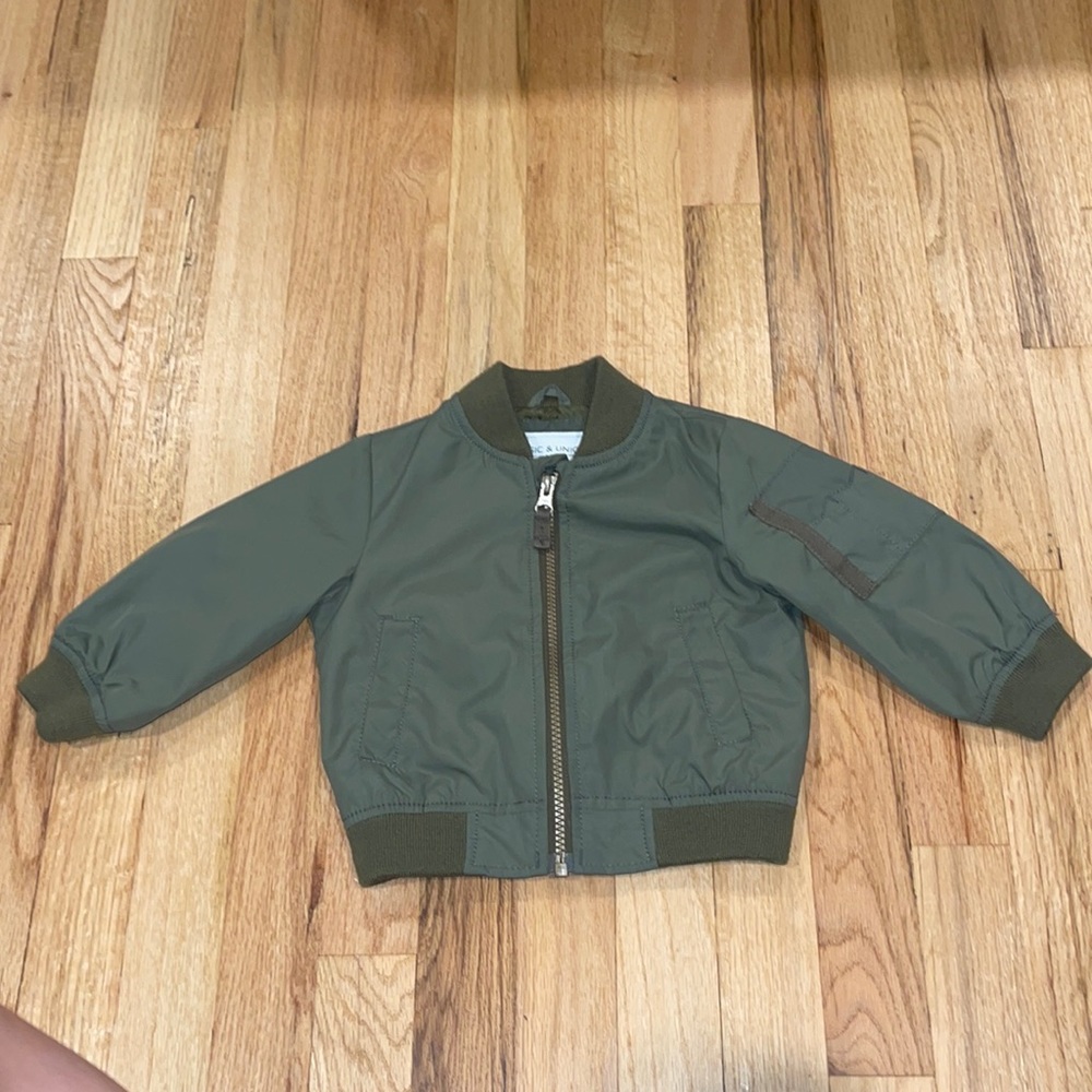Carters bomber jacket green size 12 months